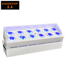 Gigertop-Nuevo TP--G3037-6IN1 Led de pared Wash, 12x18W, RGBWA, batería UV inalámbrica, tamaño Mini, 23000MAH, batería de alta capacidad 2022 - compra barato