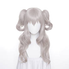Парик для косплея Charlotte Tomori Nao, термостойкий синтетический парик с двойными вьющимися волосами для вечевечерние нки на хэллоуин + бесплатная шапочка для парика 2024 - купить недорого