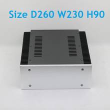 D260 W230 H90 Class Aluminum Chassis Power Amplifier Supply Case DIY Alimunum Box with Heat Sink WA135 DAC Decoder Chassis PSU 2024 - buy cheap