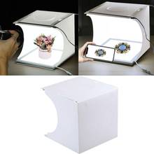 Mini Folding Lightbox Photography Photo Studio Softbox For DSLR Background Photo Camera Soft 2 Ki box Light Panel Light LED E3U5 2024 - buy cheap