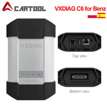 Vxdiag-ferramenta de diagnóstico multidiag para benz, potente que c4 c5, com laptop t420 (i5/4g) + hdd, para mercedes c6 2024 - compre barato