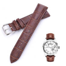 Genuine Leather Watchband High Quality Pin Buckle Watch Strap Men Women Fashion Bamboo Pattern Watch Accessories Watchbands 2024 - buy cheap