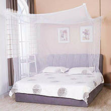 Lace Canopy Mosquito Net Four Corner Post Bug Insect Repeller No Frame Full Queen King Size Bed Mosquito 2024 - buy cheap