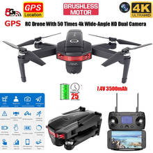 GPS Drone 4K Double Camera Optical Flow Positioning Quadrocopter FPV Drone GPS Follow Brushless Drone Selfie RC Helicopter Toys 2024 - buy cheap