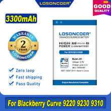 100% Original LOSONCOER 3300mAh JS1 JS-1 Battery For Blackberry Curve 9220 9230 9310 9320 9315 9720 Batteries 2024 - buy cheap