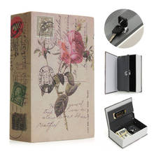 Book Safes Fun Simulation Key Lock Book box Metal Steel Cash Secure Secret Hidden Piggy Bank Storage Box (Size 18*11.5*5.5cm) 2024 - buy cheap