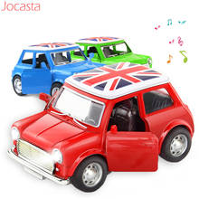 Cool Mini Metal Car 1:36 Pull Back Flash Light Music Collectible Miniature Diecast Car Alloy Model Christmas Gift Toys for Boys 2024 - buy cheap