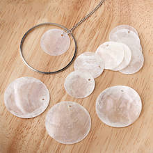 Natural translucent mirror shell wafer handmade DIY Korean earrings earring ear clip accessories material package 2024 - buy cheap