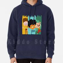 Max , Nikki , Neil Campbell hoodies long sleeve Camp Camp Camp Teeth Max Neil Nikki Character Tv Youtube Show 2024 - buy cheap