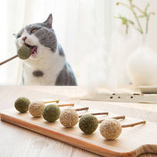 Catnip de brinquedo para gato, brinquedo engraçado com erva de gato para limpar os dentes, silvervideira, brinquedo interativo de treinamento para gatos, produto de brinquedos, 1 peça 2024 - compre barato