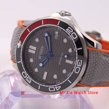 Bliger 41mm Automatic Mechanical Mens Watch Luxury Brand Rubber Strap Luminous Waterproof Military Calendar Clock Wristwatch Men 2024 - buy cheap