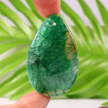 2021 Trendy Green Natural Crystal Body Agates Multiple Size Shape Pendants And Necklaces Stone 1Pcs Charms For Jewelry Making 2024 - buy cheap