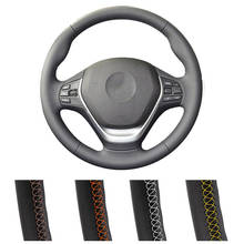 Customized Car Steering Wheel Cover For BMW 3 Series F30 F31 F34 F35 318i 320i 328i 335i 340i Artificial Leather Steering Braid 2024 - buy cheap