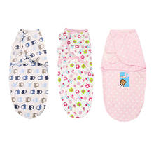 Sacos de dormir para bebês, faixa de enrolar para bebês recém-nascidos, envelope de algodão de 0-6 meses, cobertor para bebê, roupas envoltórias para saco de dormir 2024 - compre barato