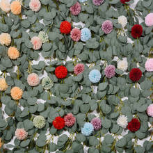 2 м искусственный Шелковый цветок розы Вистерия лоза ротанга висячие цветочные гирлянды для свадебной вечеринки украшения дома сада 2024 - купить недорого