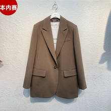 Blazer Women Suit Jacket Women's Spring and Autumn Loose One Button Casual Suit Top Veste Femme 2024 - buy cheap
