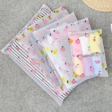 Travel Portable Storage Bag Cute Fruit Print Transparent Sealed Waterproof Bag Clothes and Underwear Packing Organize Bags 2024 - buy cheap
