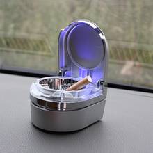 Detachable Car Vehicle Cigarettes Ashtray Smoke Ash Holder Cup with LED Light 2020 2024 - buy cheap