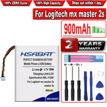 Аккумулятор HSABAT 900 мАч 533-000120 для Logitech mx master 2s , MX Anywhere 2, Anywhere 2S , MX Ergo 2024 - купить недорого