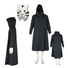 Anime cosplay kakashi anbu preto casaco + máscara halloween cosplay traje halloween comic cosplay 2024 - compre barato