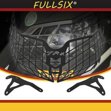 Protector de faro delantero para motocicleta, cubiertas de rejilla para Benelli TRK502 TRK 502, accesorios de Moto, color negro 2024 - compra barato