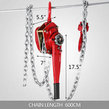 3T 6M high-efficiency and durable lever hoist iron chain ratchet large pull 3 tons beautiful and safe product 2024 - buy cheap