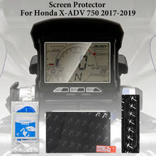 Película protetora de painel de motocicleta, adesivo para painel de moto com proteção contra arranhões para honda flash xadv 750 xadv750 2017 2018 2019 2024 - compre barato