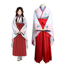 Kimono de Anime Kakegurui compulsivo, Yuriko Nishinotoin, peluca, traje de Carnaval y Halloween 2024 - compra barato