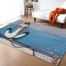 Nautical Anchor Net Carpets for Bed Room Modern Home Large Area Rug for Living Room Bay Window Mat 2024 - buy cheap