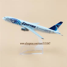 16cm Air EGYPT EGYPTAIR B777 Boeing 777 Airways Airlines Metal Alloy Airplane Model Plane Diecast Aircraft 2024 - buy cheap