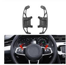 2Pcs Car Steering Wheel Paddle Shift Extend Shifter Auto Interior For VW GOLF GTI R GTD GTE MK7 7 For POLO GTI 2016 Scirocco 2024 - buy cheap
