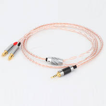 Preffair 8 ядер 4 провода PTFE OCC плетеный кабель для обновления наушников с 2,5 мм/3,5 мм/4,5 мм до AP2000Ti 2024 - купить недорого