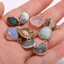 New Natural Stone Pendant Drop-shaped Opal Stones Faceted Pendant Necklace For DIY Jewelry Best Birthday Gift Size 13x18mm 2024 - buy cheap