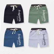 Boys Shorts Children's Pants Girls Cotton Sport Pants Clothes For Teens Korean Style Letter Printed 2021 Summer New 2024 - buy cheap