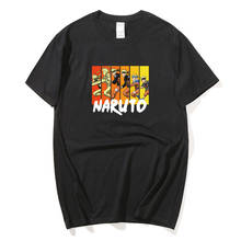 Camiseta holgada de Anime Sasuke Uchiha para hombre y mujer, camisa informal de manga corta, camiseta japonesa de verano 2024 - compra barato