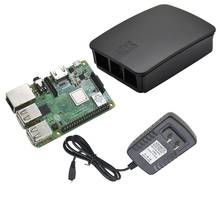 3 в 1 Raspberry Pi 3 Model B + (плюс) + Abs чехол + 5V 3A Мощность адаптер для Raspberry Pi 3B + 2024 - купить недорого