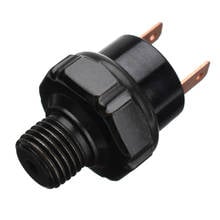 2 peças 1/4 macho npt linha trem chifre trompete compressor de ar interruptor de controle de pressão-preto 90-120psi
