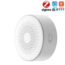 Tuya Smart Zigbee Siren Wireless Linkage Smart Sound And Light Alarm Horn Siren 2024 - buy cheap