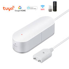 Tuya app Wi-Fi датчик утечки воды Датчик уровня утечки потока сигнализация детектор защита бака защита от перелива умный дом дистанционное управление 2024 - купить недорого