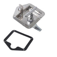 Trailer Door Latch T-Handle Large Lock Stainless Keys Camper RV Truck Toolbox 2024 - buy cheap