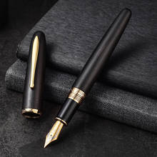 Hongdian 660 Wood Fountain Pen Natural Handmade Jupiter Lucky Star Black Wooden Beautiful Pen EF/F 0.38/0.5mm Writing Ink Pen 2024 - buy cheap