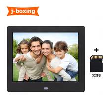 Portable 8 Inch USB Digital Photo Frame Widescreen LCD Display with 32GB TF Card Memory card Remote Electronic Picture/Movie 2024 - buy cheap
