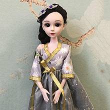 14 inches Chinese Action Figure Miniature Simulation Princess Articulated Doll Kid Play House Toy  Girl Birthday Gift 2024 - buy cheap