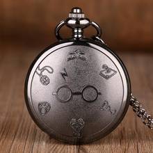 Steampunk Glasses of Doctor Fashion Quartz Steampunk Pocket Watch Women Man Necklace Pendant with Chain Gifts Vintage Fob Watch 2024 - buy cheap