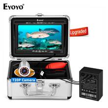 Eyoyo EF07H 7 "Подводная Рыбалка Камера Рыболокаторы высокого качества 720P Камера 12 шт. ИК-светодиодов с 1024x600 IPS монитор 2024 - купить недорого