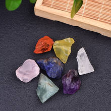 Chakra original yoga 7, contas de minério para fazer joias, conjunto de pedra de energia que cura, cristal da natureza 2024 - compre barato