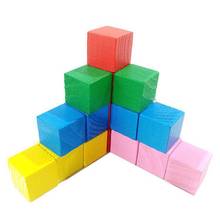 2 cm Colorful Wooden Cube Fun Blocks Skill Stack Grown Up Toys Tower Collapses Games Kids Early Educational Toy as Gift 16/20Pcs 2024 - buy cheap