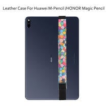 Чехол из искусственной кожи для Huawei M-Pencil HONOR Magic Pencil эластичный чехол с карманом для Apple pencil 1 2 чехол с защитой от потери 2024 - купить недорого