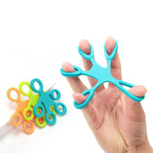 Съемник пальцев из силикагеля, антистрессовое кольцо для рук, для взрослых, для силовой тренировки пальцев, игрушки для детей, подарки пищащая игрушка 2024 - купить недорого