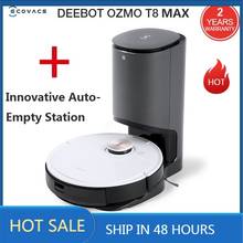 2020 ECOVACS DEEBOT OZMO T8 MAX with Innovative Auto-Empty Station Sweeping and Mopping Robot Vacuum Cleaner APP Remote Control 2024 - buy cheap